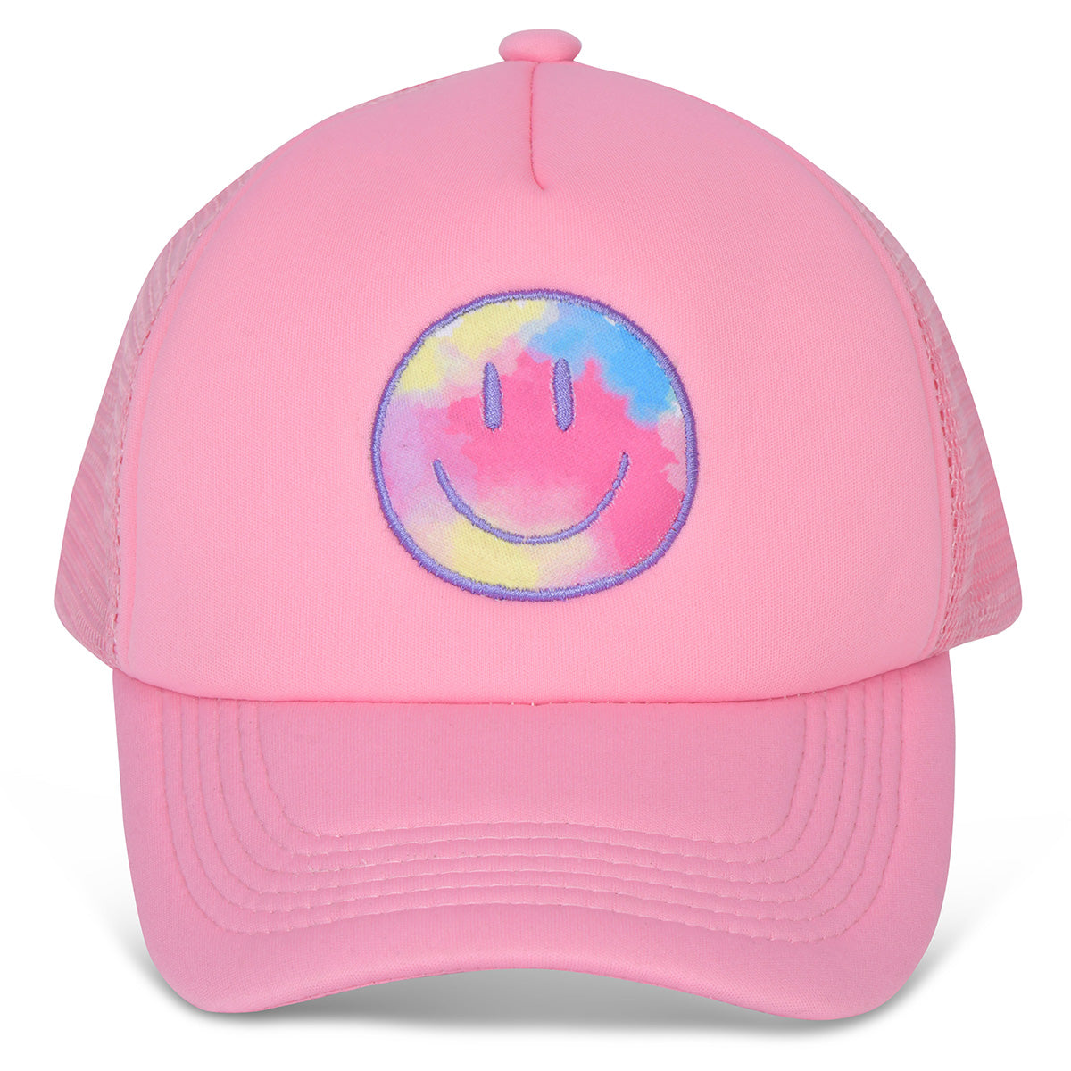 Gorra Trucker Carita Feliz Rosada