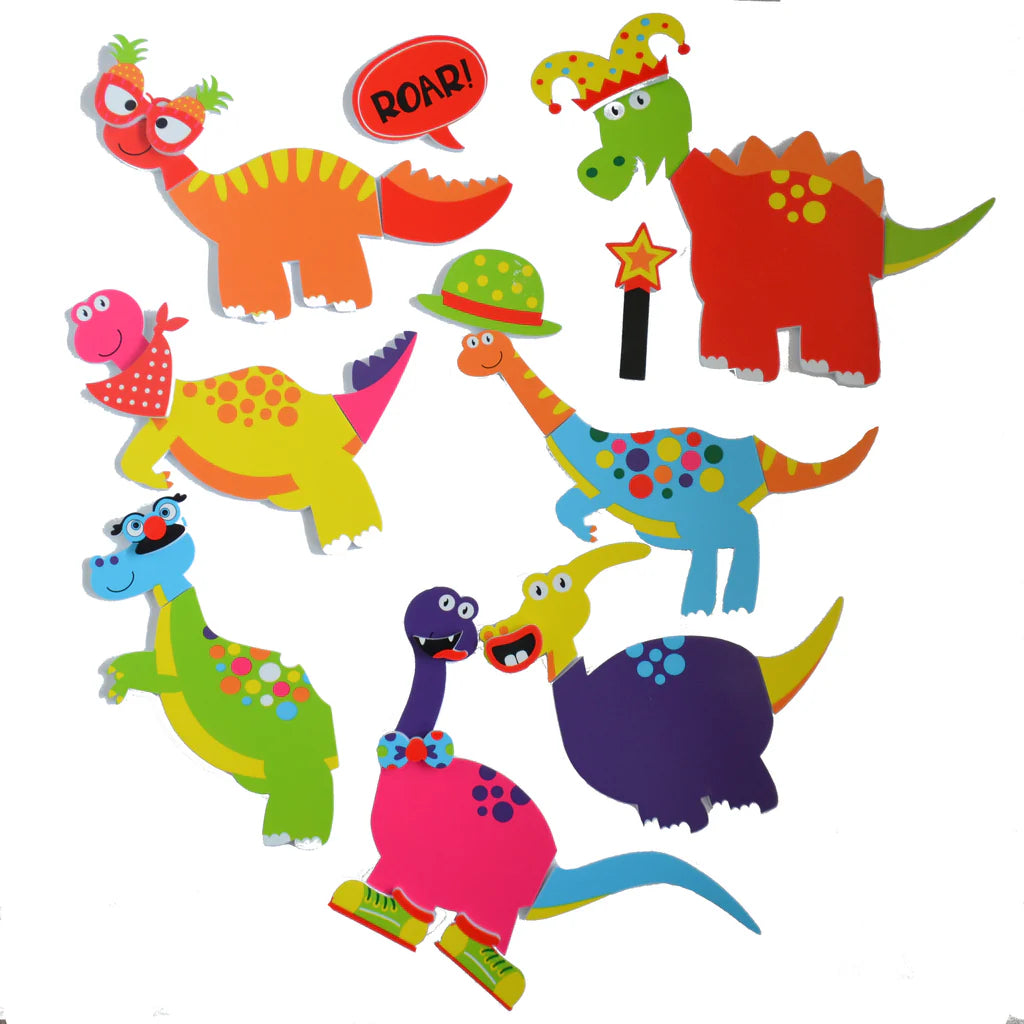 Set de Stickers de Baños - Dinosuaurios