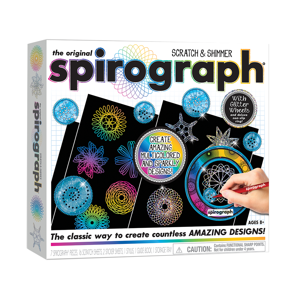 Set de Spirograph Scratch & Shimmer