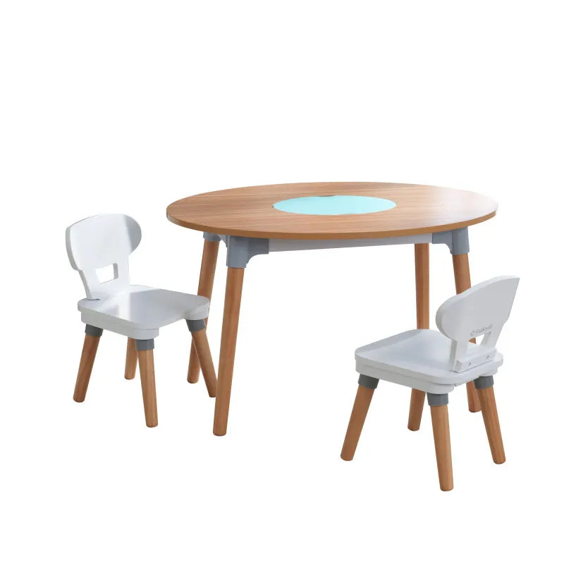 Juego de mesa y dos sillas para niños pequeños Mid-Century Kid™