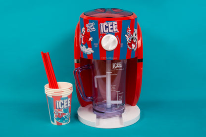 Maquina ICEE Pequeña - Incluye 4 Vasos y Carrizos