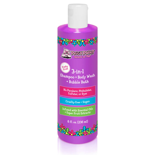 3 en 1 Shampoo + Jabon de Cuerpo + Baño de Espuma