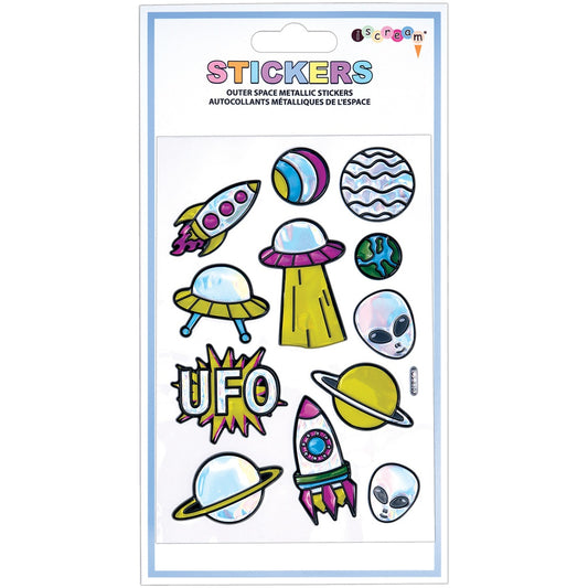 Stickers Metalicos - Espacio