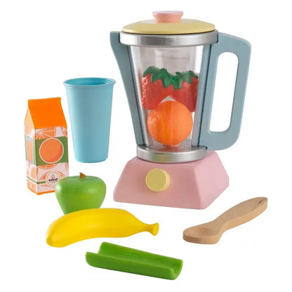 Set de Batidos de Madera - Pastel Smoothie Set