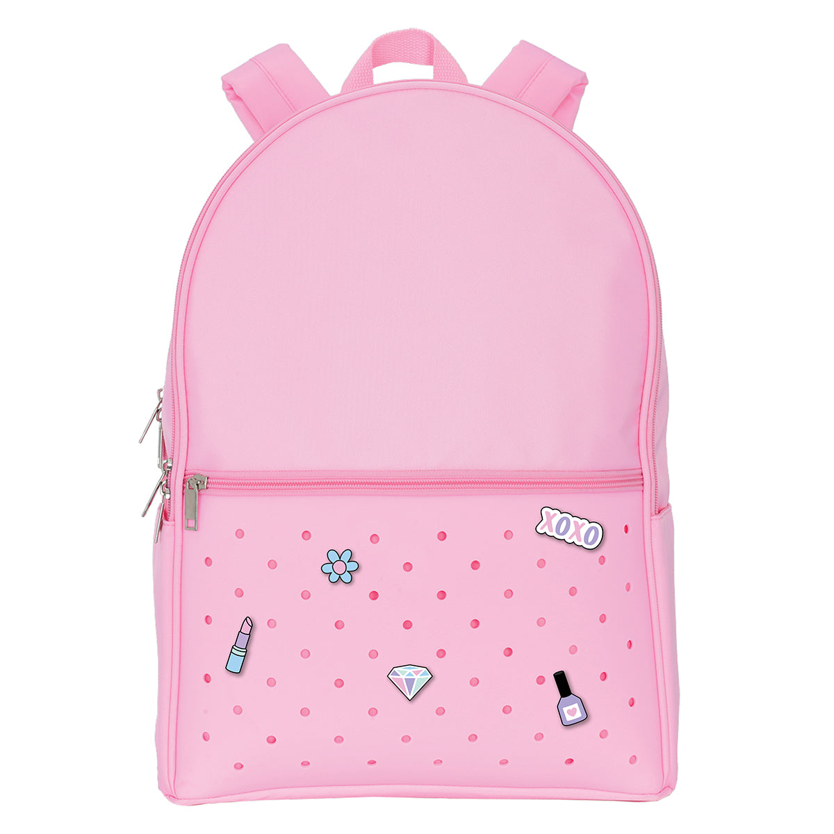 Backpack Rosado con Charms