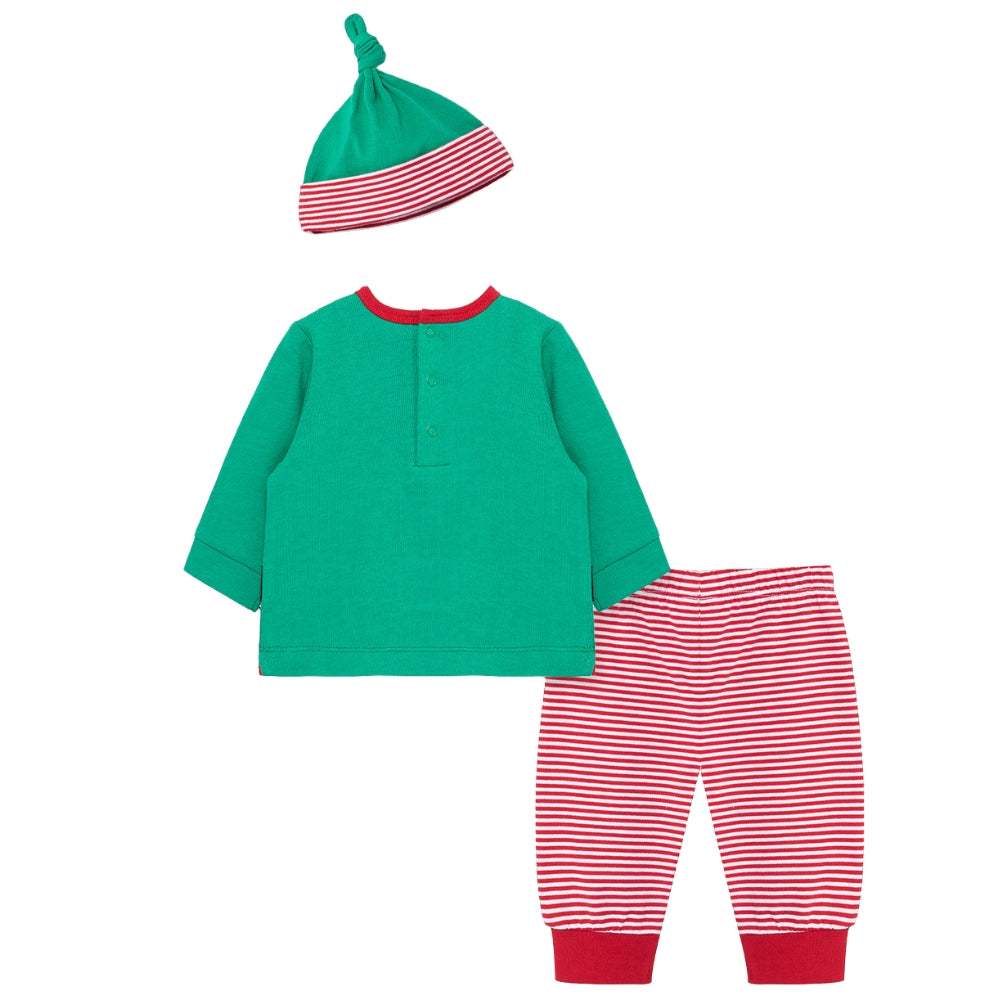 Pijama de Navidad de Duende con Gorrito