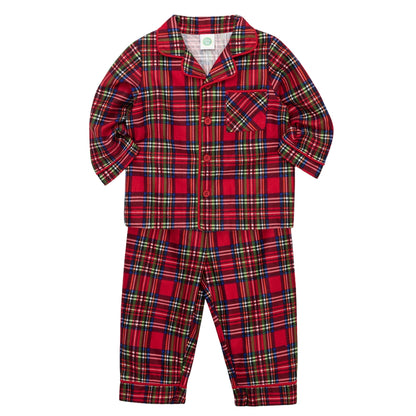 Pijama Navidad de Cuadritos - Camisa de Botones y Pantalon