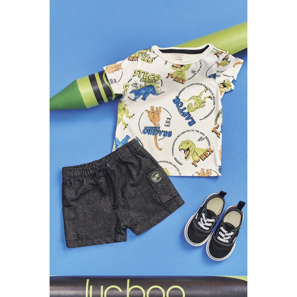 Conjunto Tshirt de Dinosaurio y Short