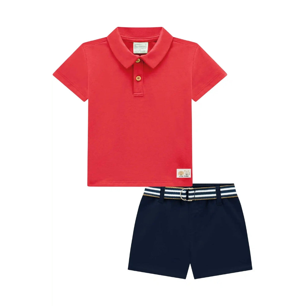 Conjunto de Polo Roja y Short