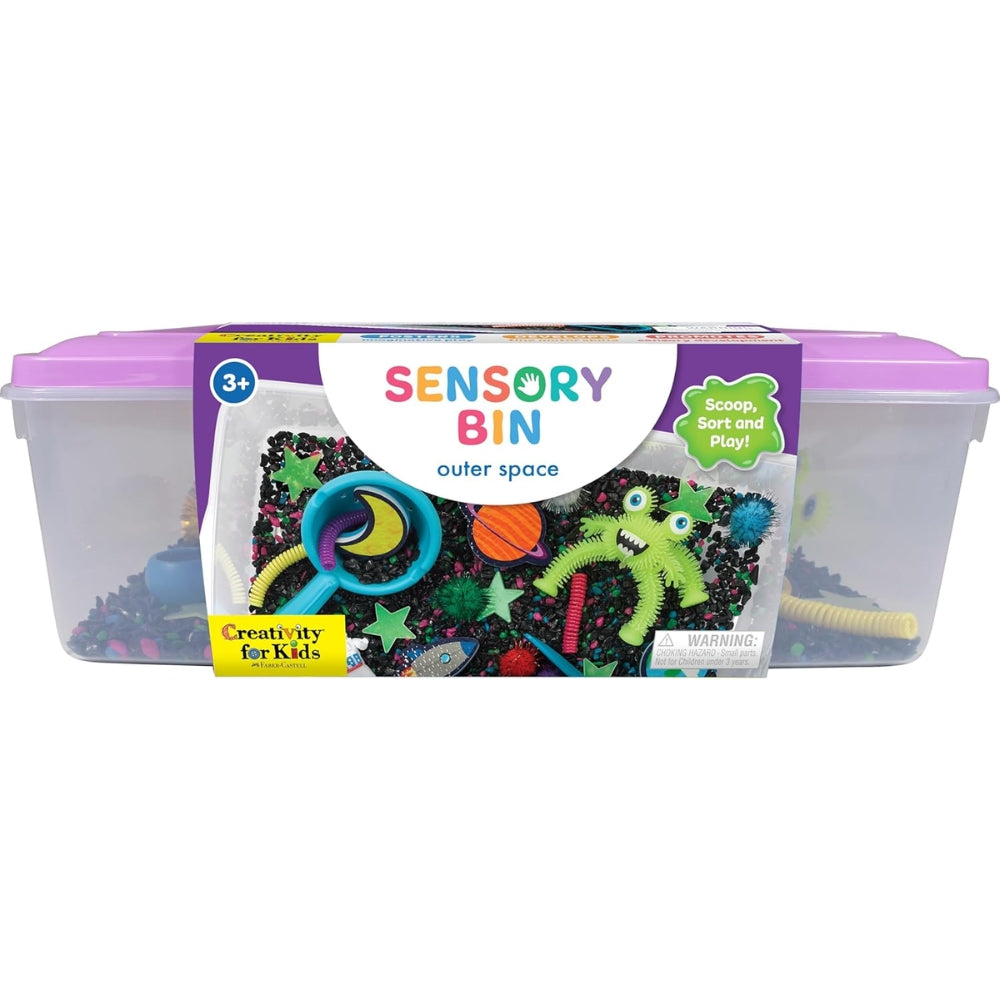 Sensory Bin Outer Space - Bin Sensorial del Espacio