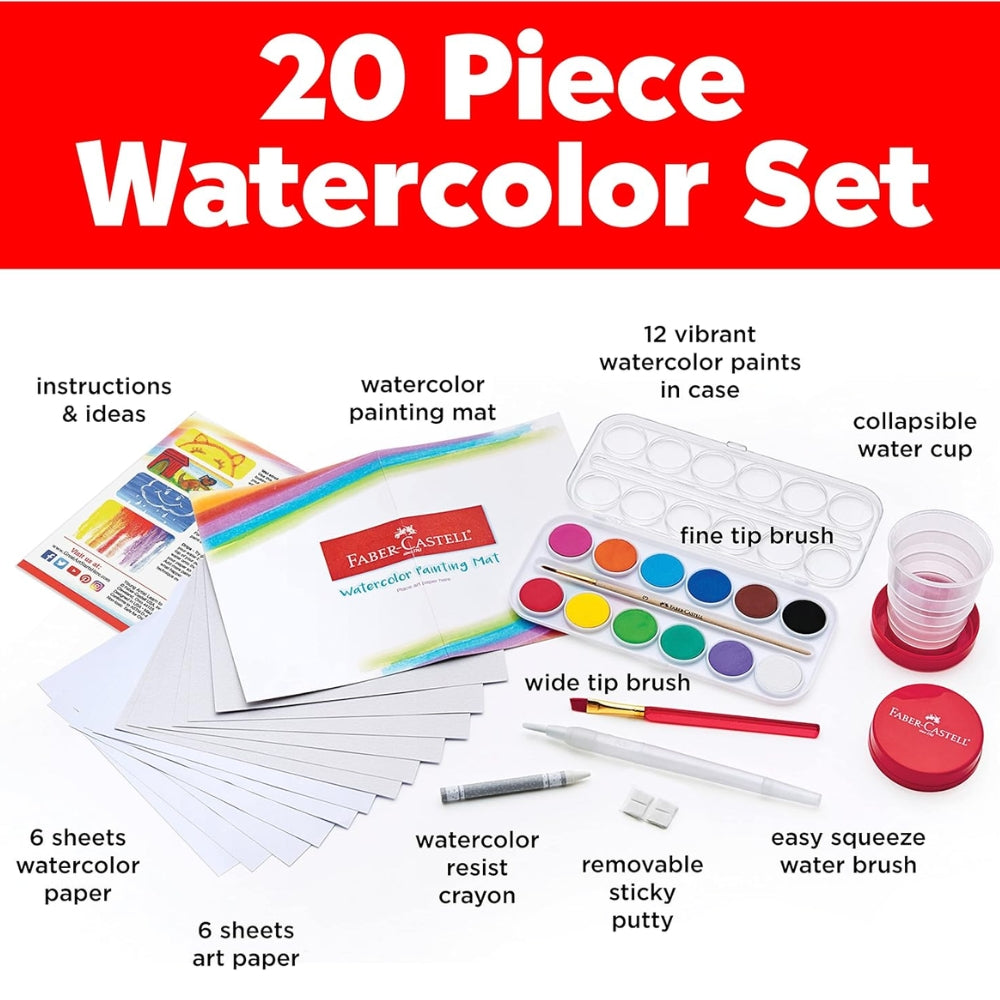 Young Artists Learn to Watercolor - Kit de Pinturas de Agua