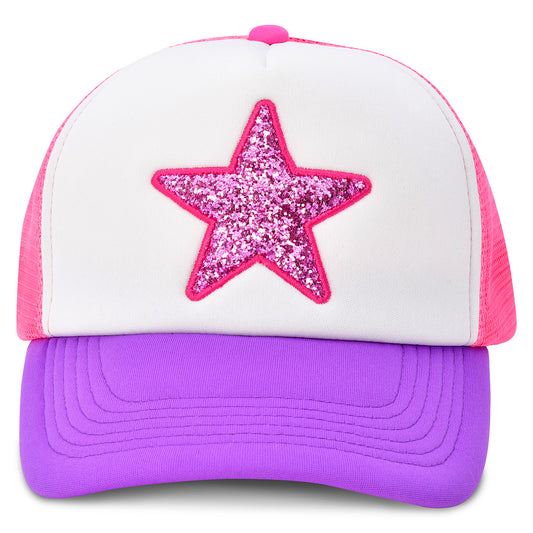 Trucker Hat Estrella con Escarcha