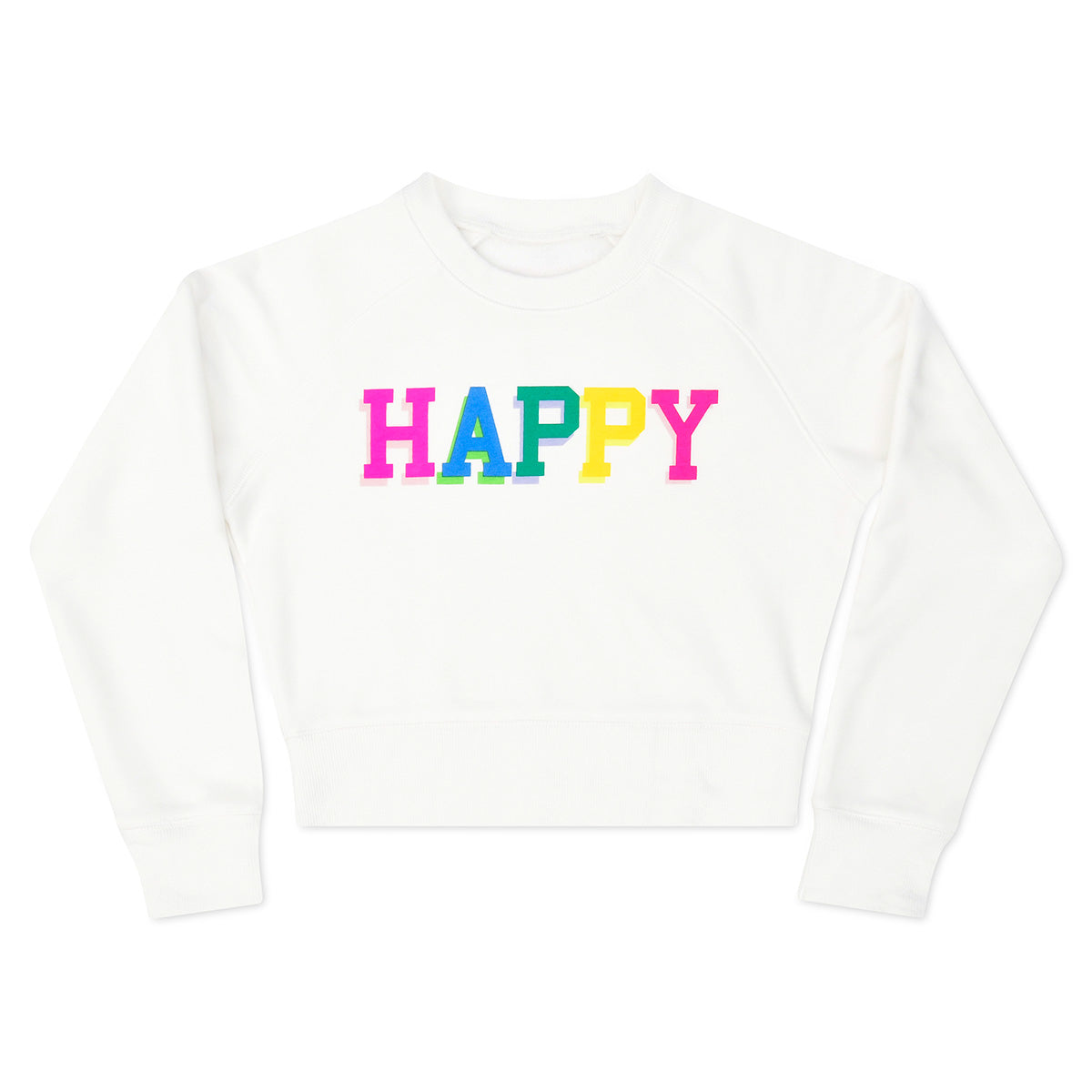 Sweatshirt HAPPY Blanco