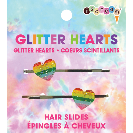 Ganchitos Glitter Hearts