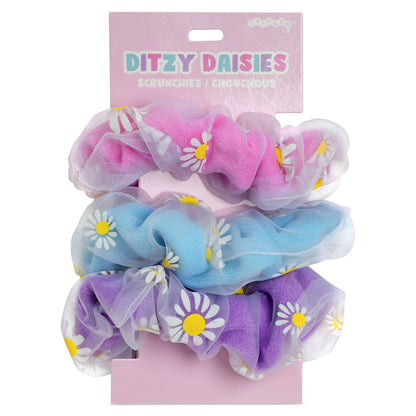 Scruchies Set de 3 Daisies