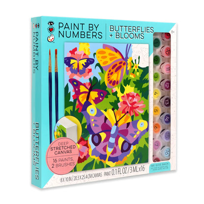 iHeartArt Paint by Numbers Butterflies + Blooms - Pinta por Numeros Mariposas y Flores