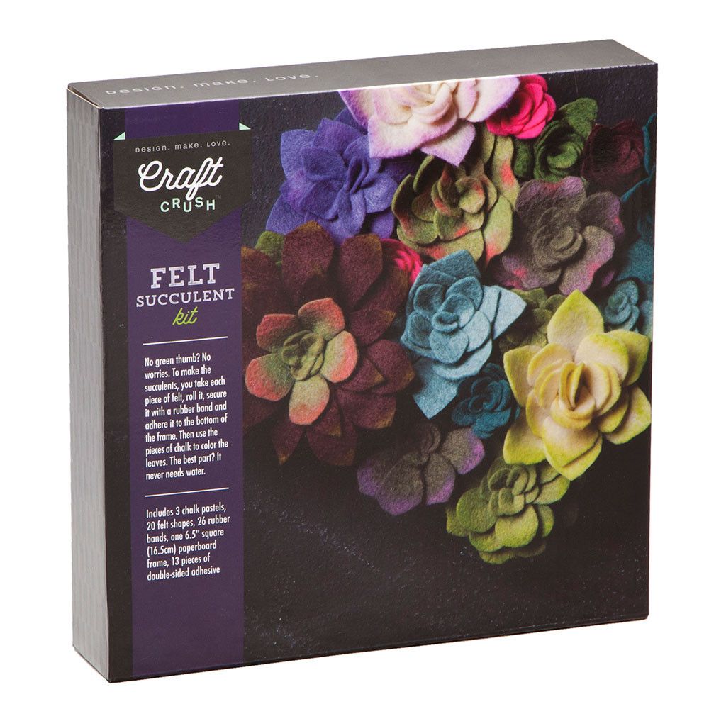 Craft Crush Felt Succulents Kit