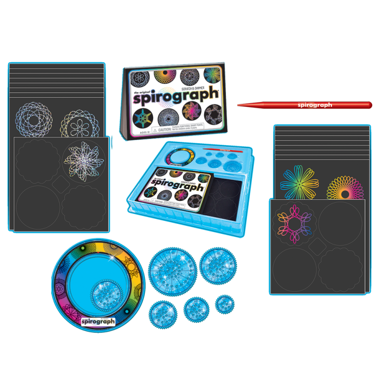 Set de Spirograph Scratch & Shimmer