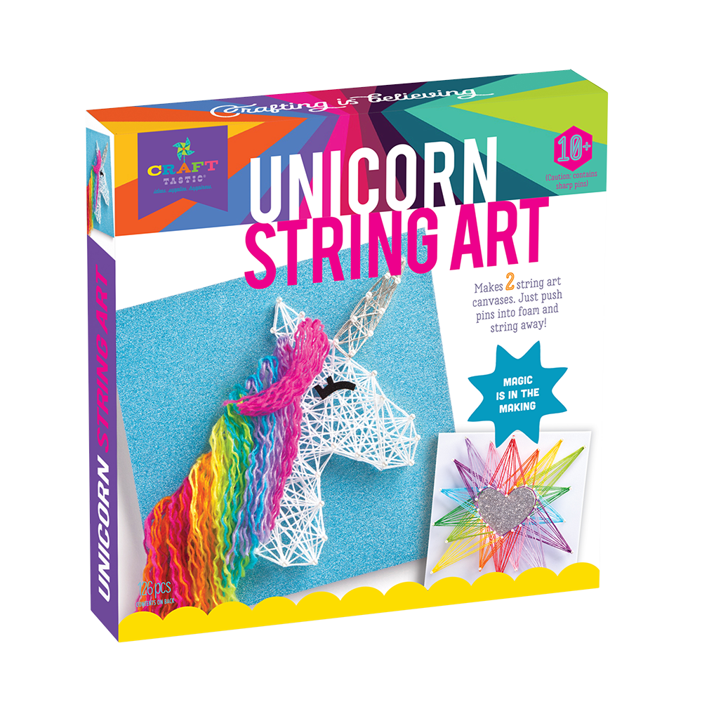 Set de Manualidades de Hilo - Unicorn String Art