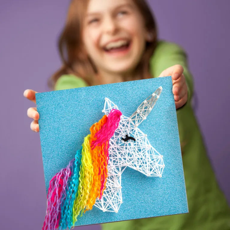 Set de Manualidades de Hilo - Unicorn String Art