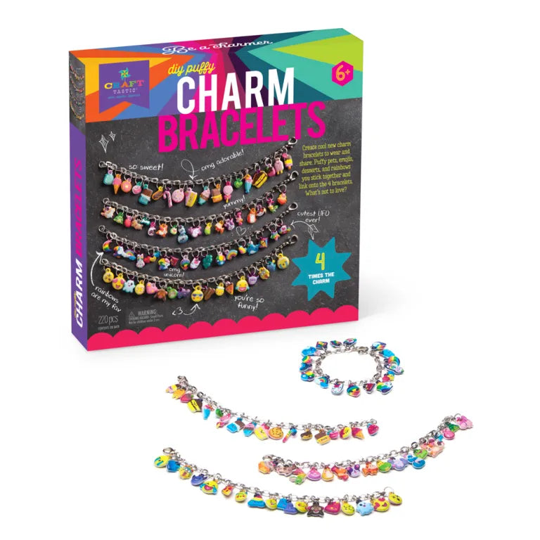 Set de DIY Puffy Charm Bracelets - Set de Pulceritas