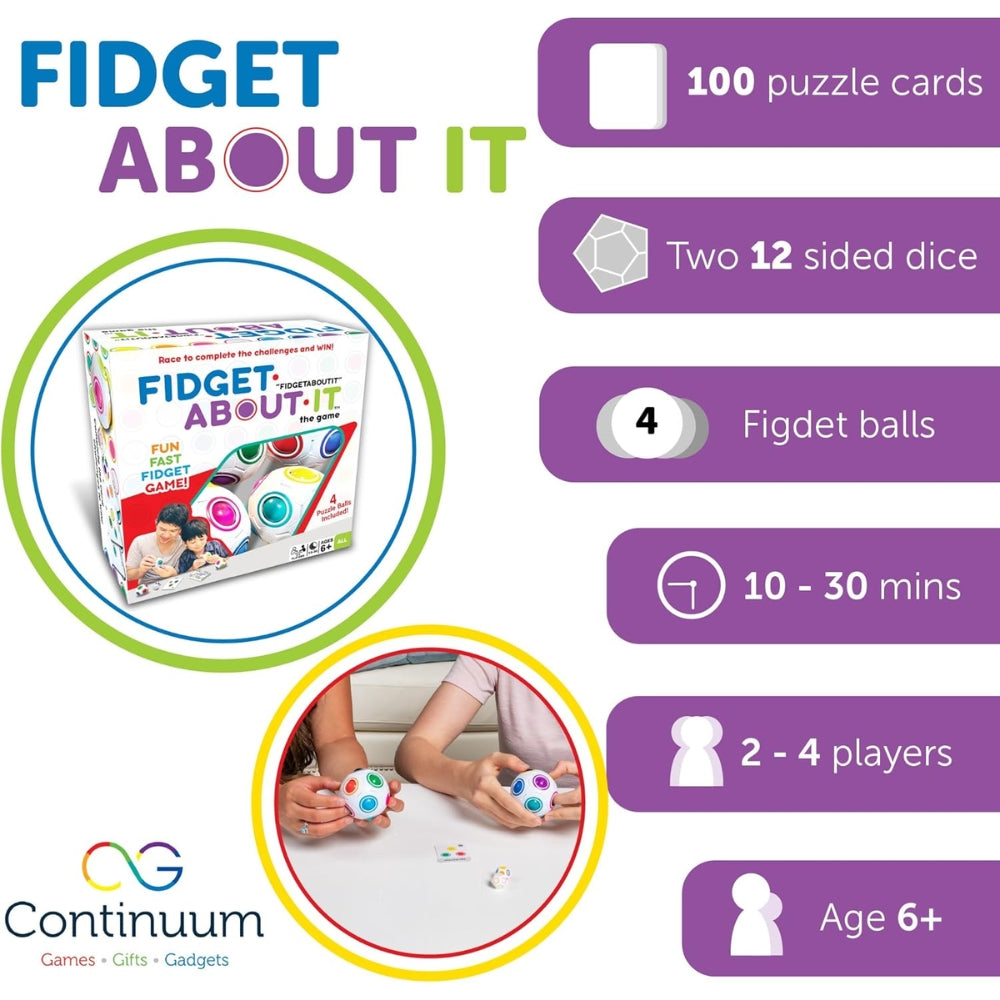 Fidget About it - Game Pyramid - Juego de Mesa de Fidgets