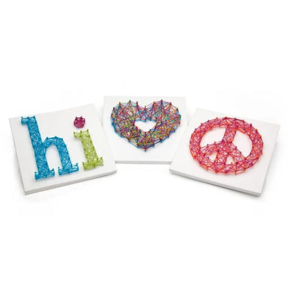 CRAFT-TASTIC® Peace String Art - Set de hacer Manualidades de Hilo