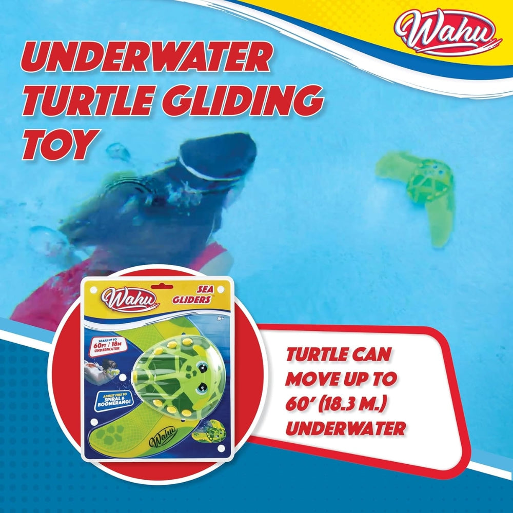 Wahu Sea Gliders - Juguete de Buceo Tortuga - Disp. Aprox. 31 Dic 2024