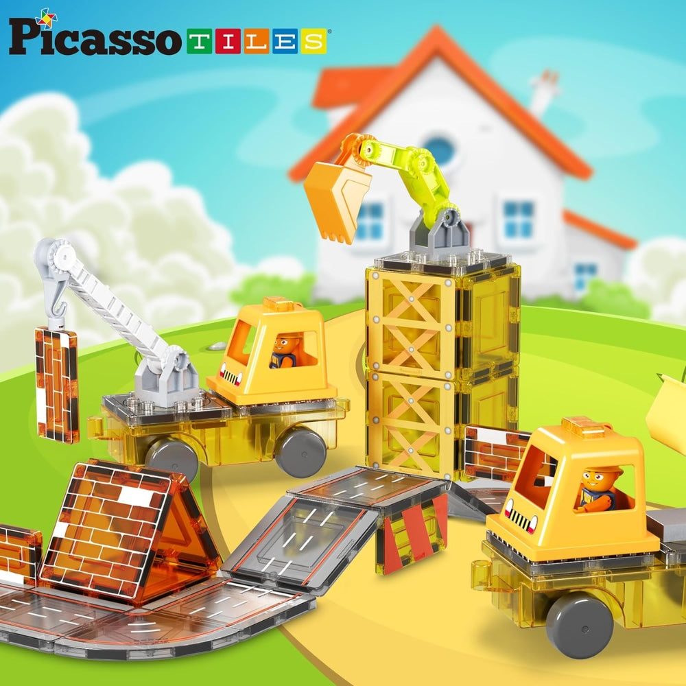 Set de 50 Piezas con Tema de Construccion