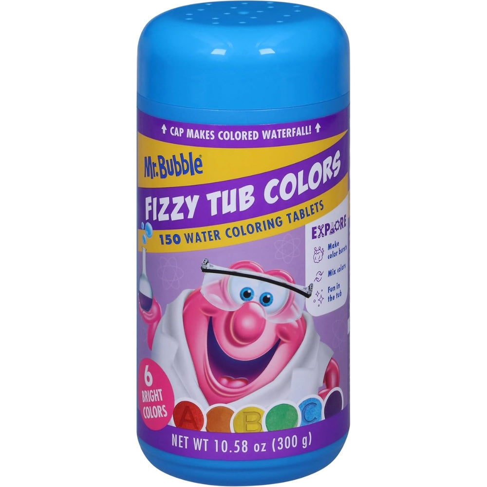 Mr. Bubble Fizzy Tub Colors - 150 Pastillas de Colores