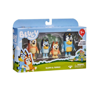 Set de 4 Figuras de Bluey