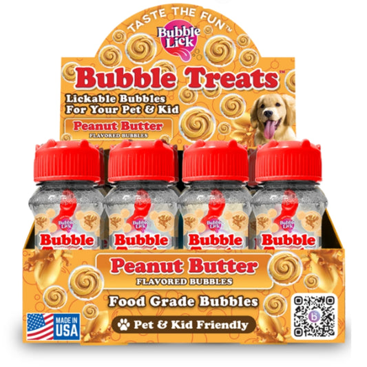 BubbleLick - Burbujas con Sabor Natural de Mantequilla de Mani
