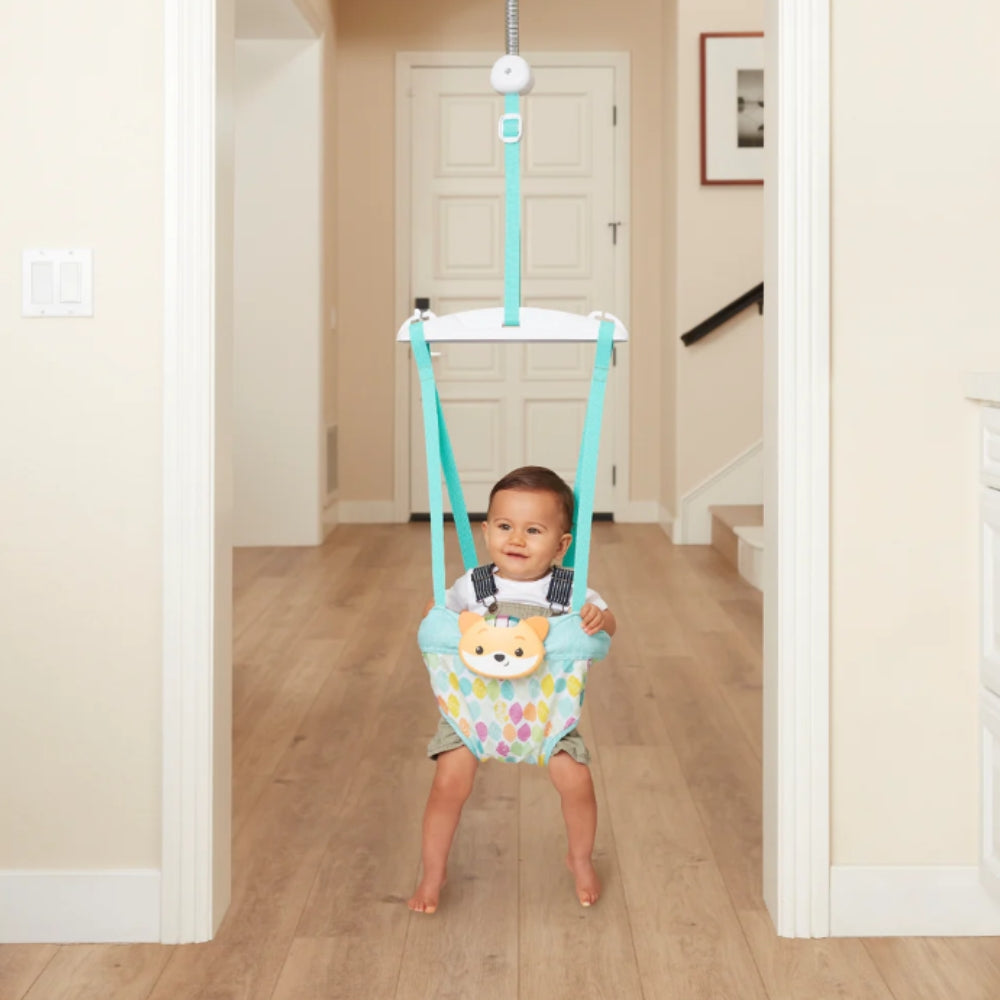 2-in-1 Music & Lights Doorway Jumper - Fox