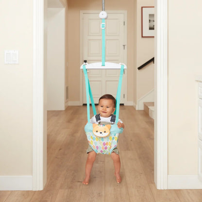 2-in-1 Music & Lights Doorway Jumper - Fox