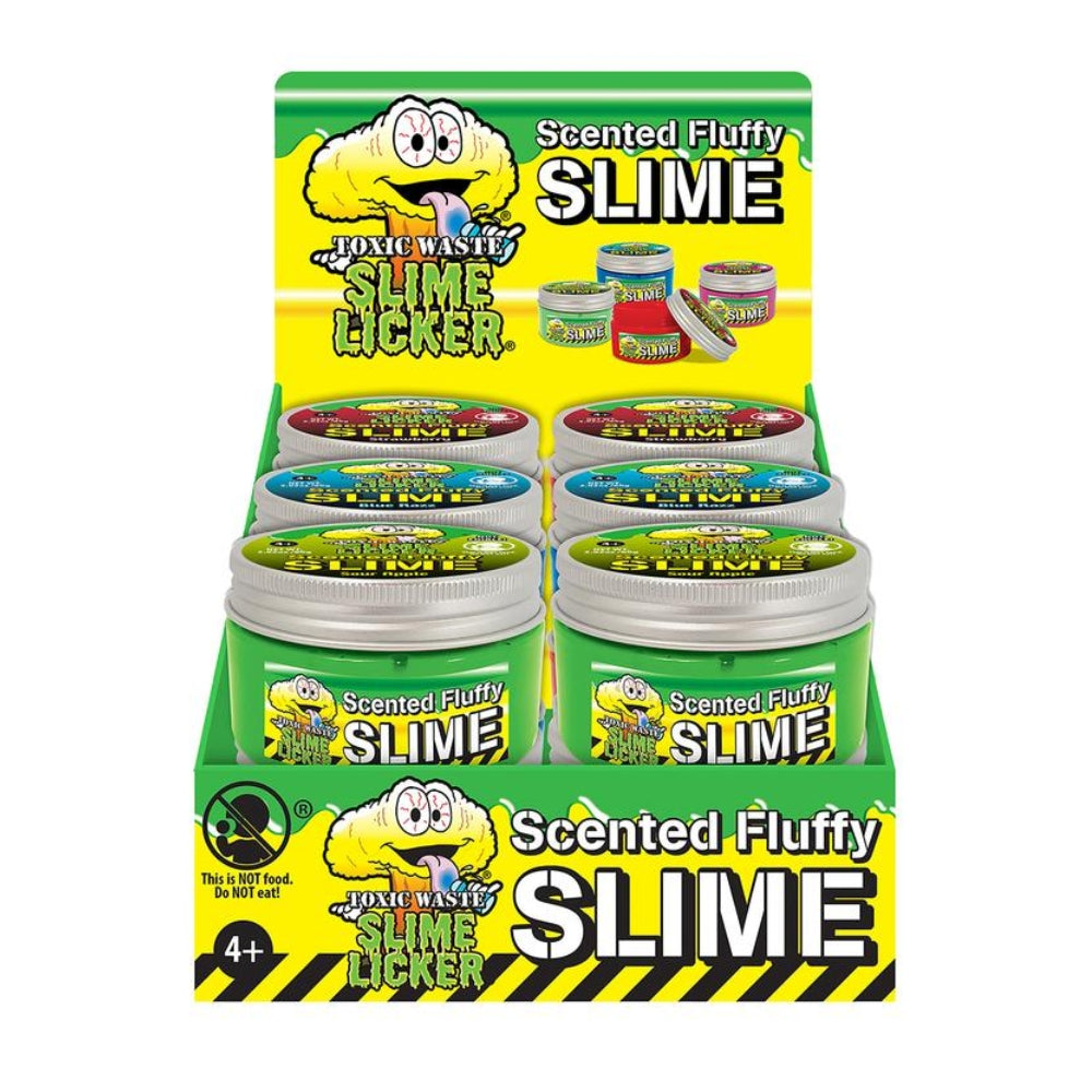 Slime de Toxic Waste® Slime Licker® - Scented Fluffy Slime Jar