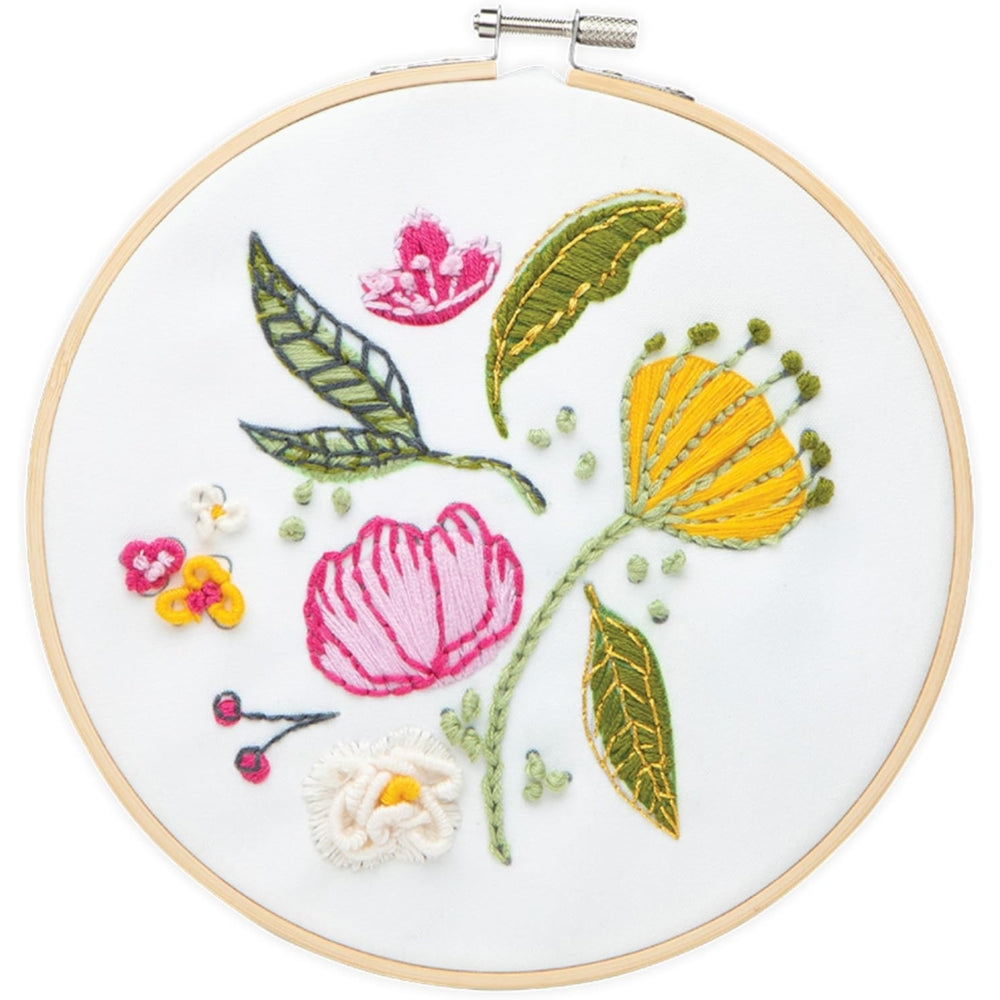 Craft Crush Spring Blooms Embroidery Kit