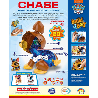 Build a Bot Paw Patrol Chase - Construye tu Propia Mascota - Disp. Aprox. 31 Dic 2024