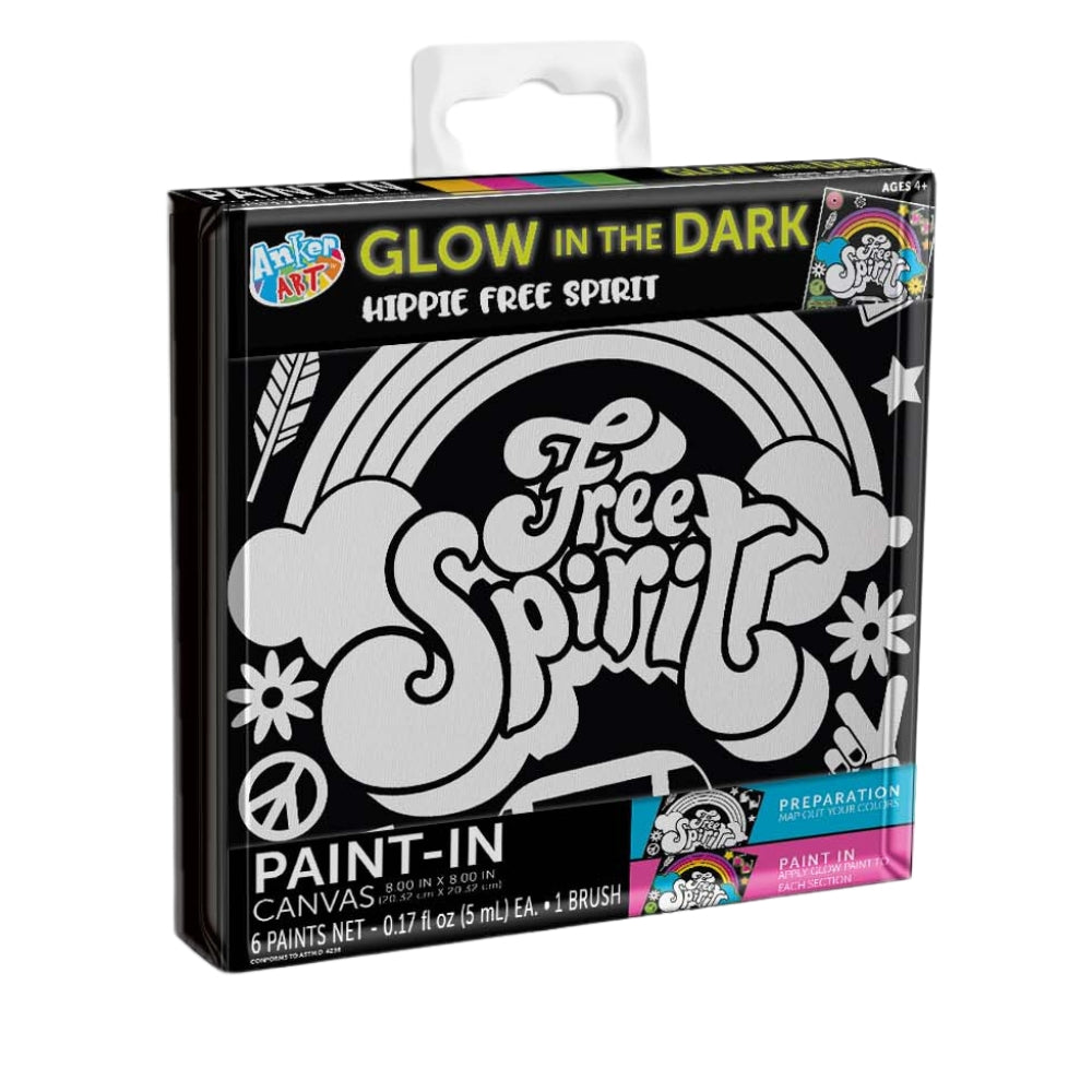 Kit de Pintar Brilla en la Oscuridad - Free Spirit