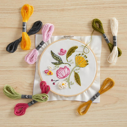 Craft Crush Spring Blooms Embroidery Kit