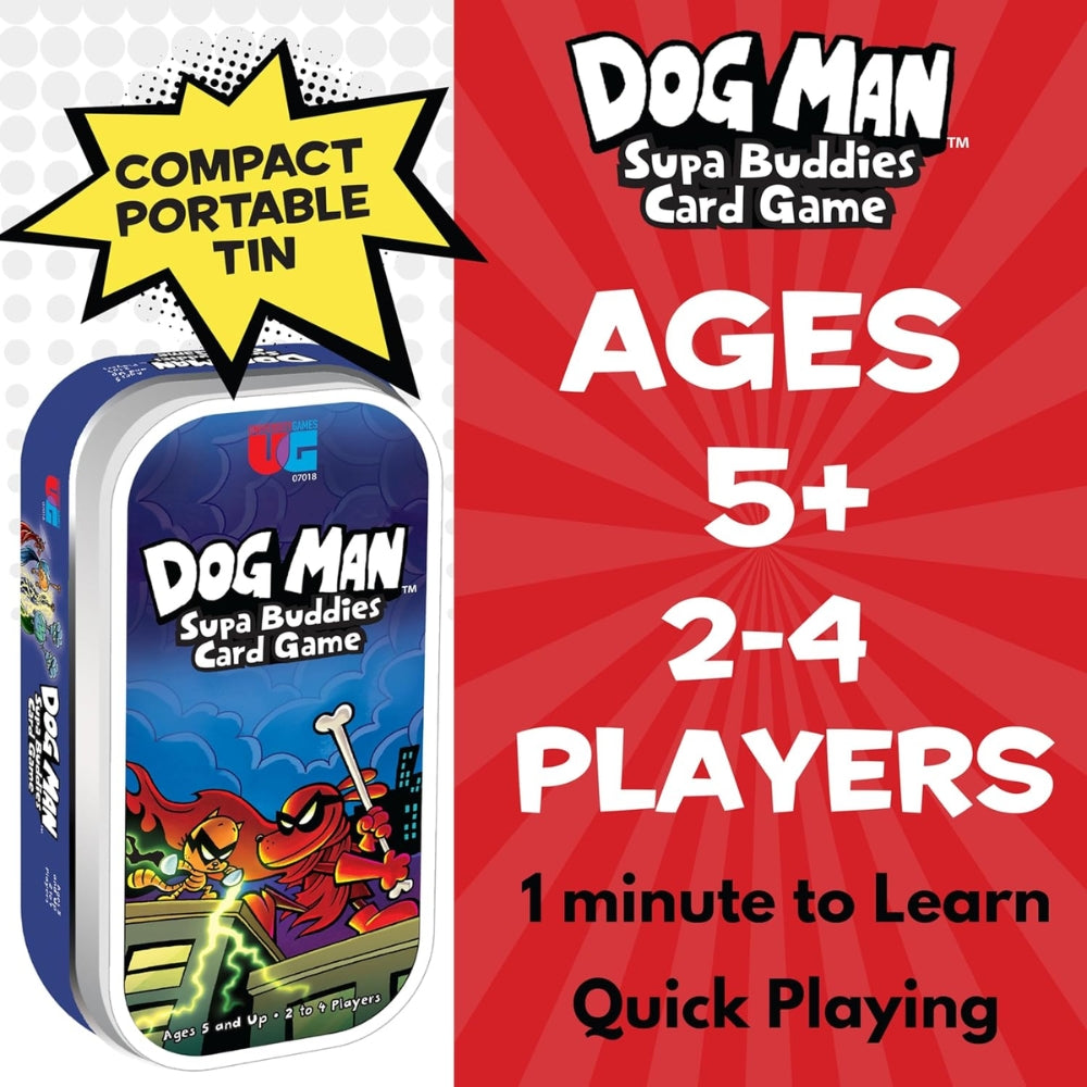 Juego de Mesa Dog Man - Supa Buddies Card Game