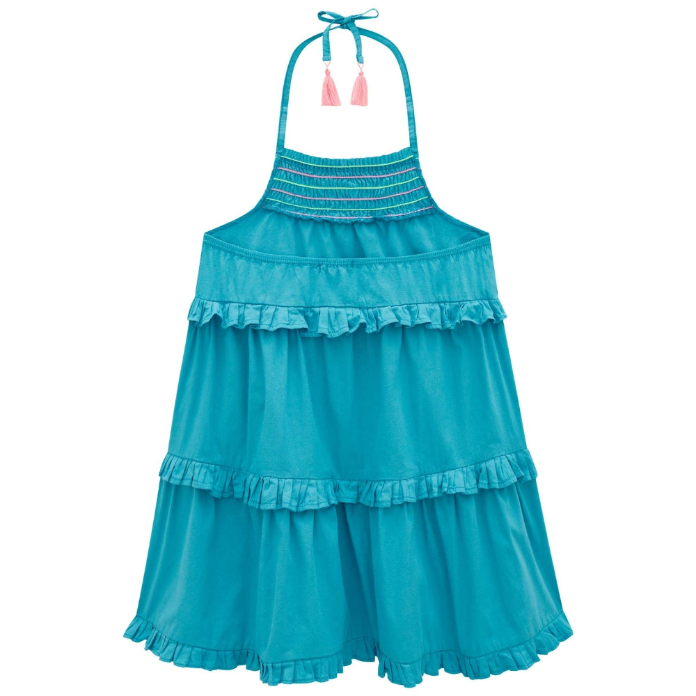 Vestido Halter - Azul