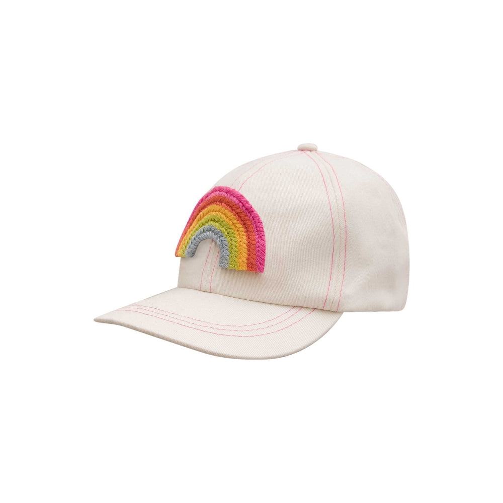 Gorra Blanca con Arcoiris