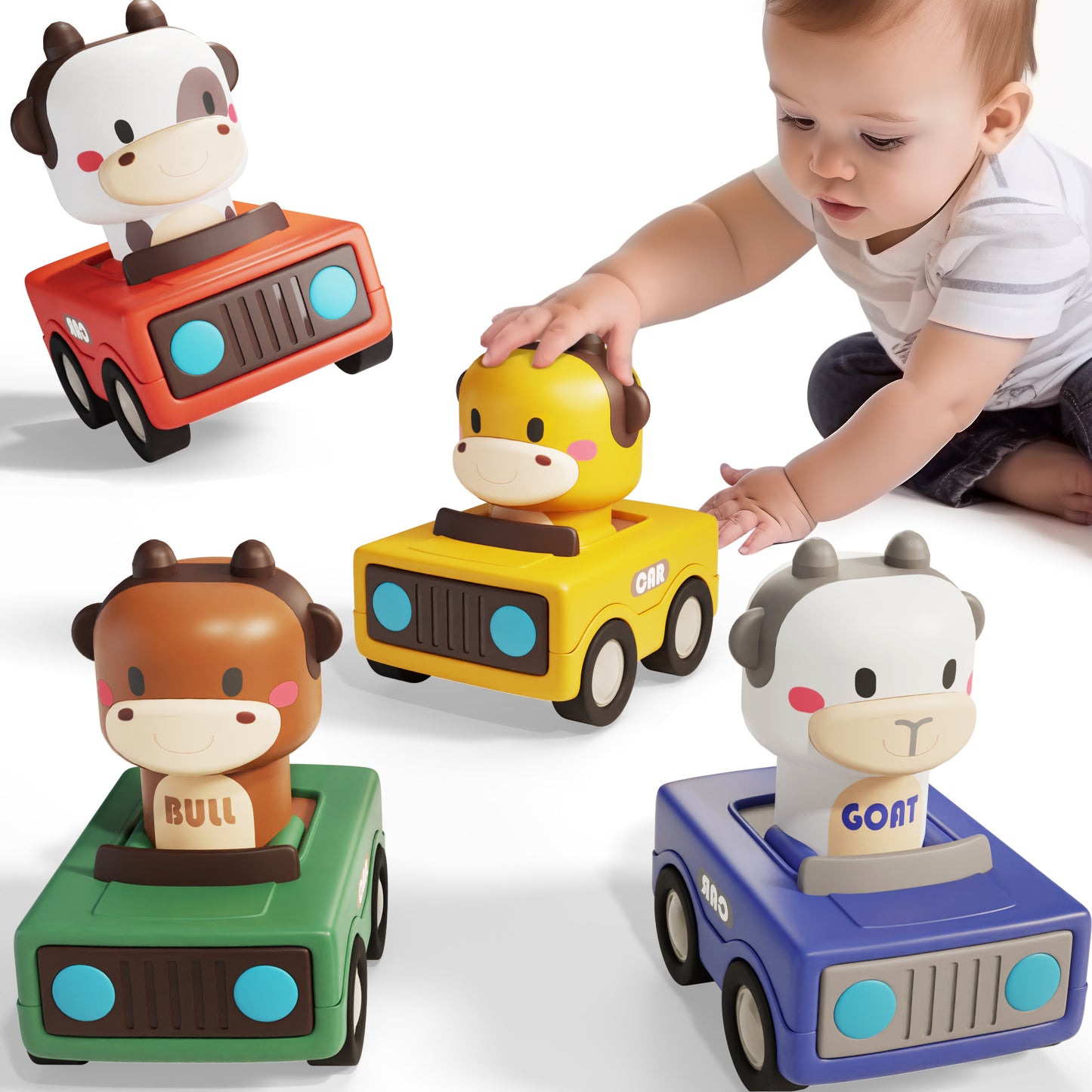 Carritos de Animales Press and Go