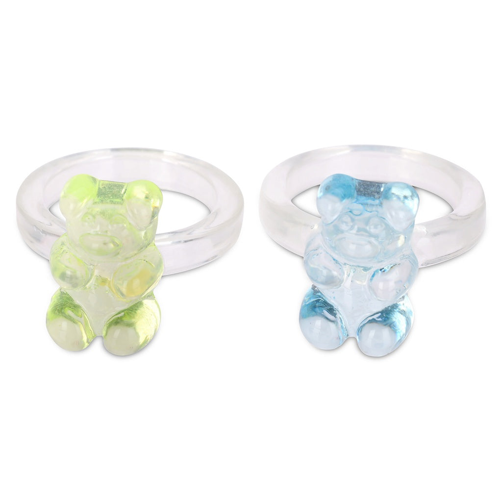 Set de 4 Anillos Gummy Bear