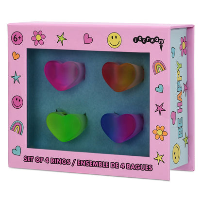 Set de 4 Anillos Ombre