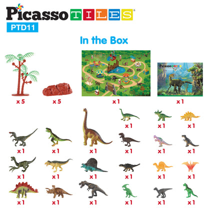 Set de 32 Piezas - Juego de actividades de Dinosaurios
