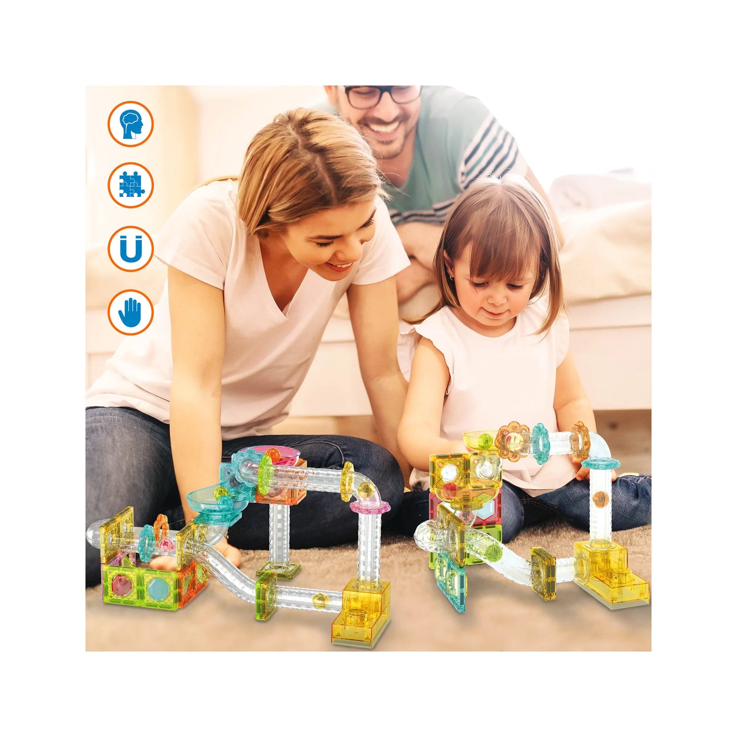 Marble Run Magnetico Mini - Set de 80 Piezas