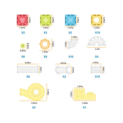 Marble Run Magnetico Mini - Set de 80 Piezas