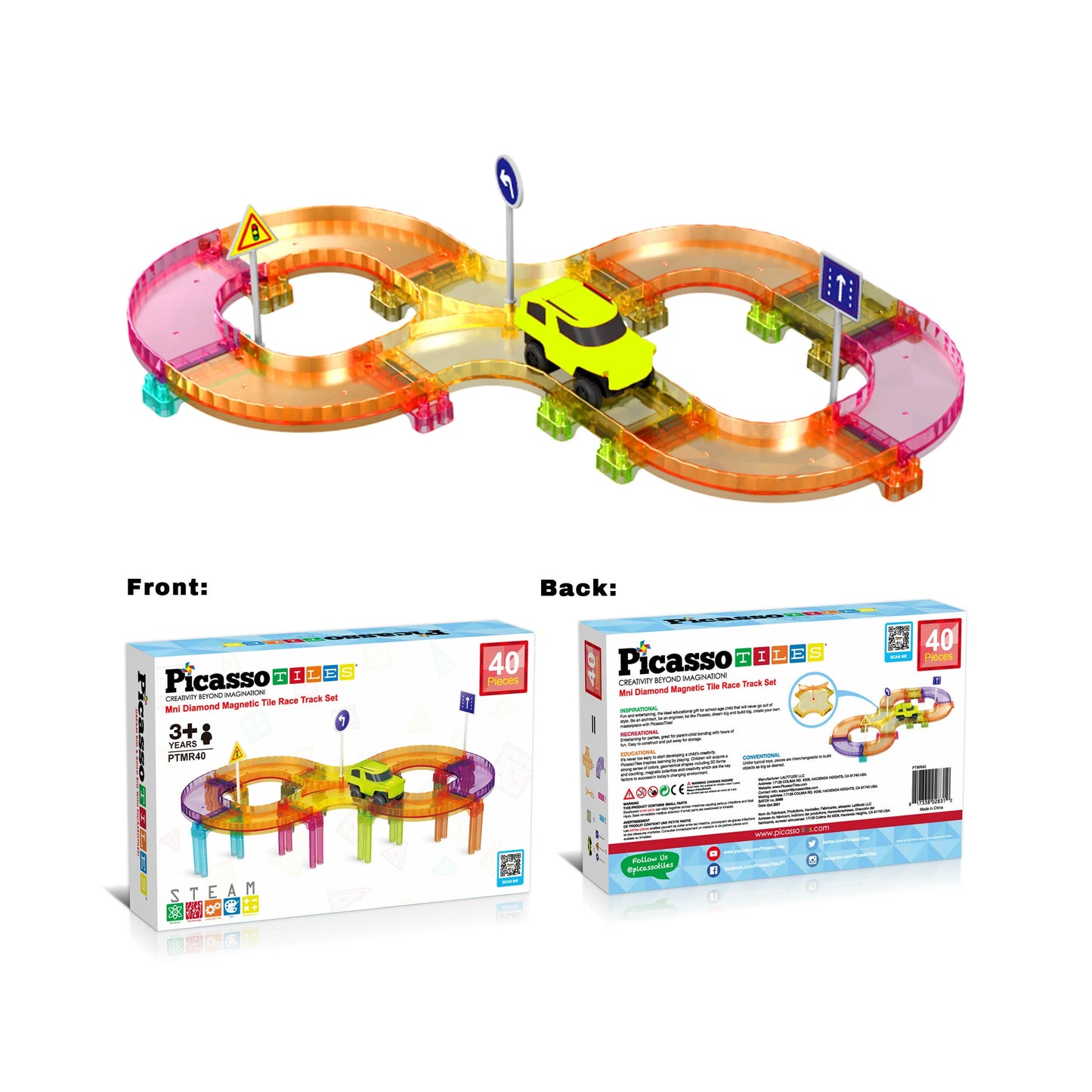 Marble Run Magnetico Mini - Set de 60 Piezas