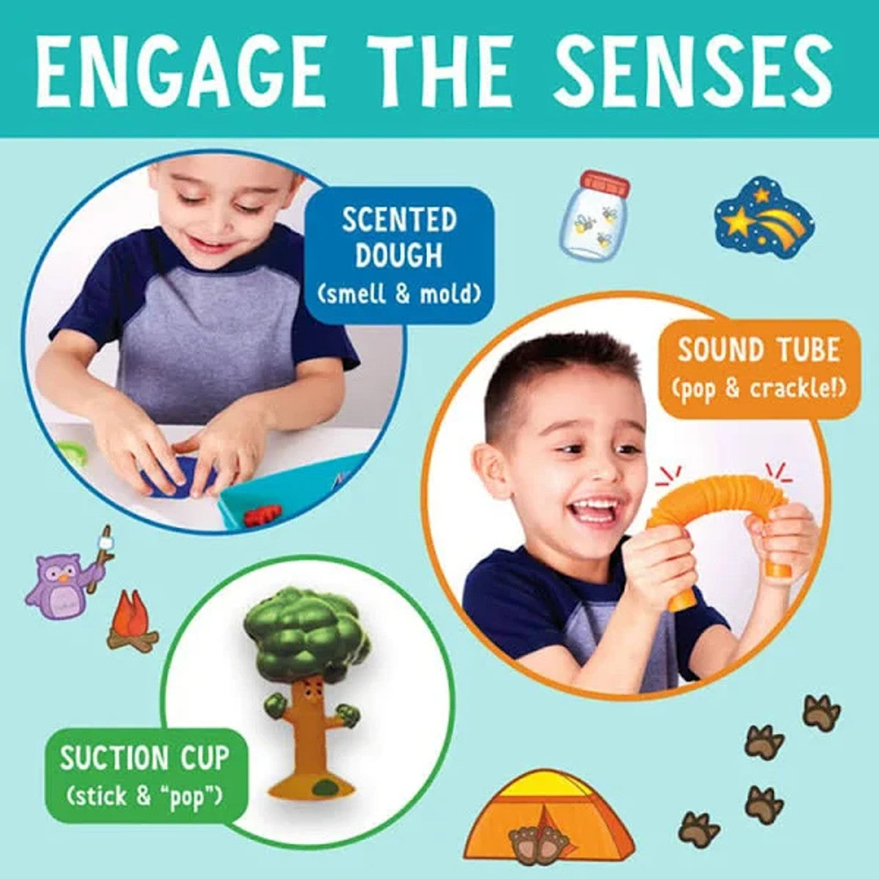 Sensory on the Go Camping Fun - Kit Sensorial on the Go